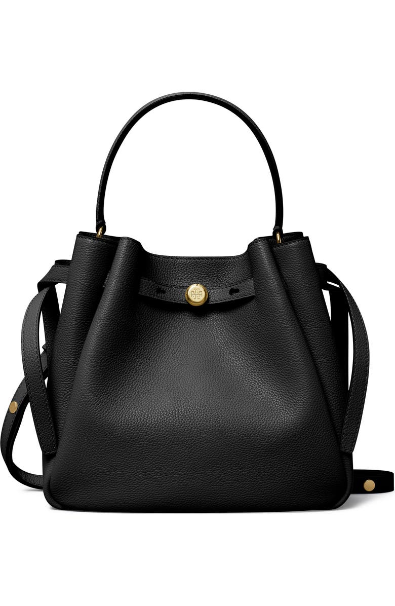 Romy Pebble Leather Bucket Bag