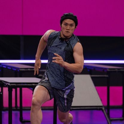 Two Japanese men compete in a race, in Netflix's 'Final Draft.'