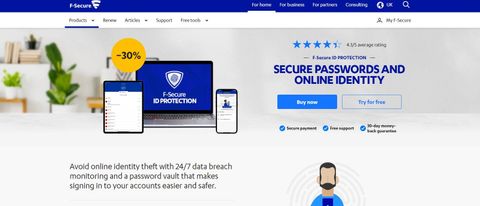 F-Secure ID Protection Review Hero