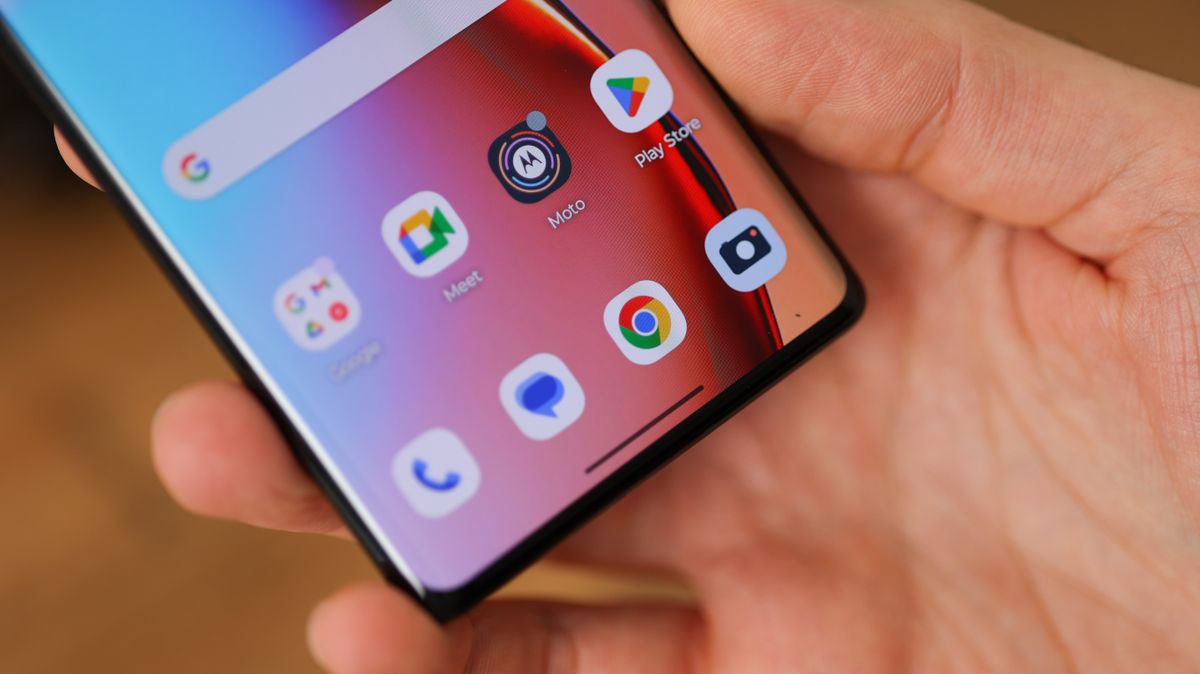 A photo of the Motorola Edge 40 Pro flagship smartphone