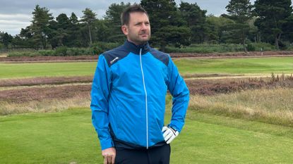 The Ping AquaDrive jacket featuring sensordry technology from the autumn winter 2025 collection