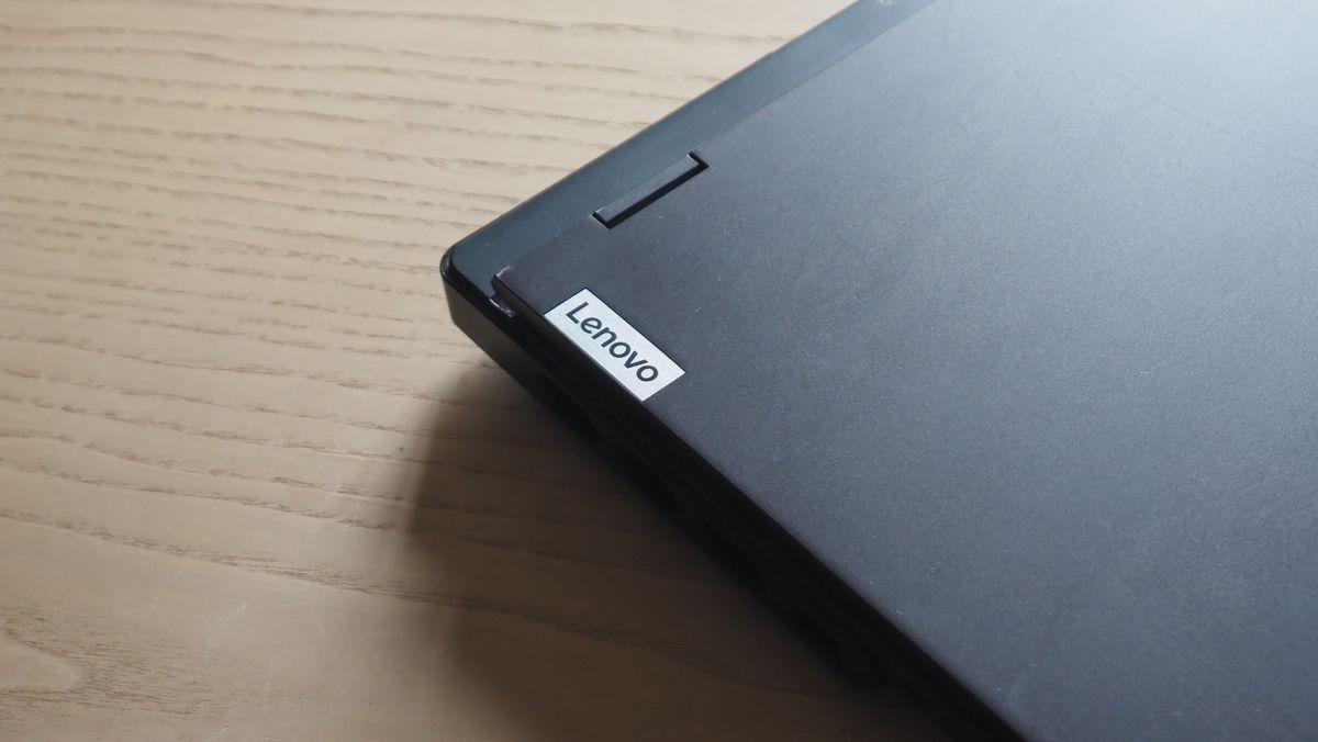 A laptop on a table