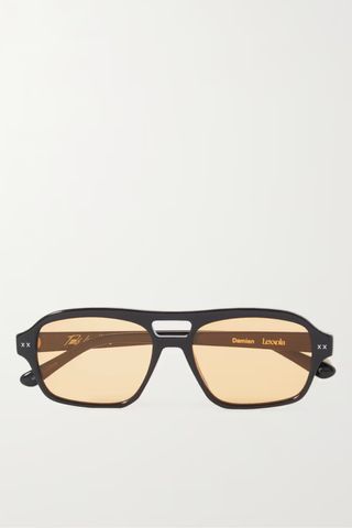Lexxola Damien Aviator-Style Acetate Sunglasses