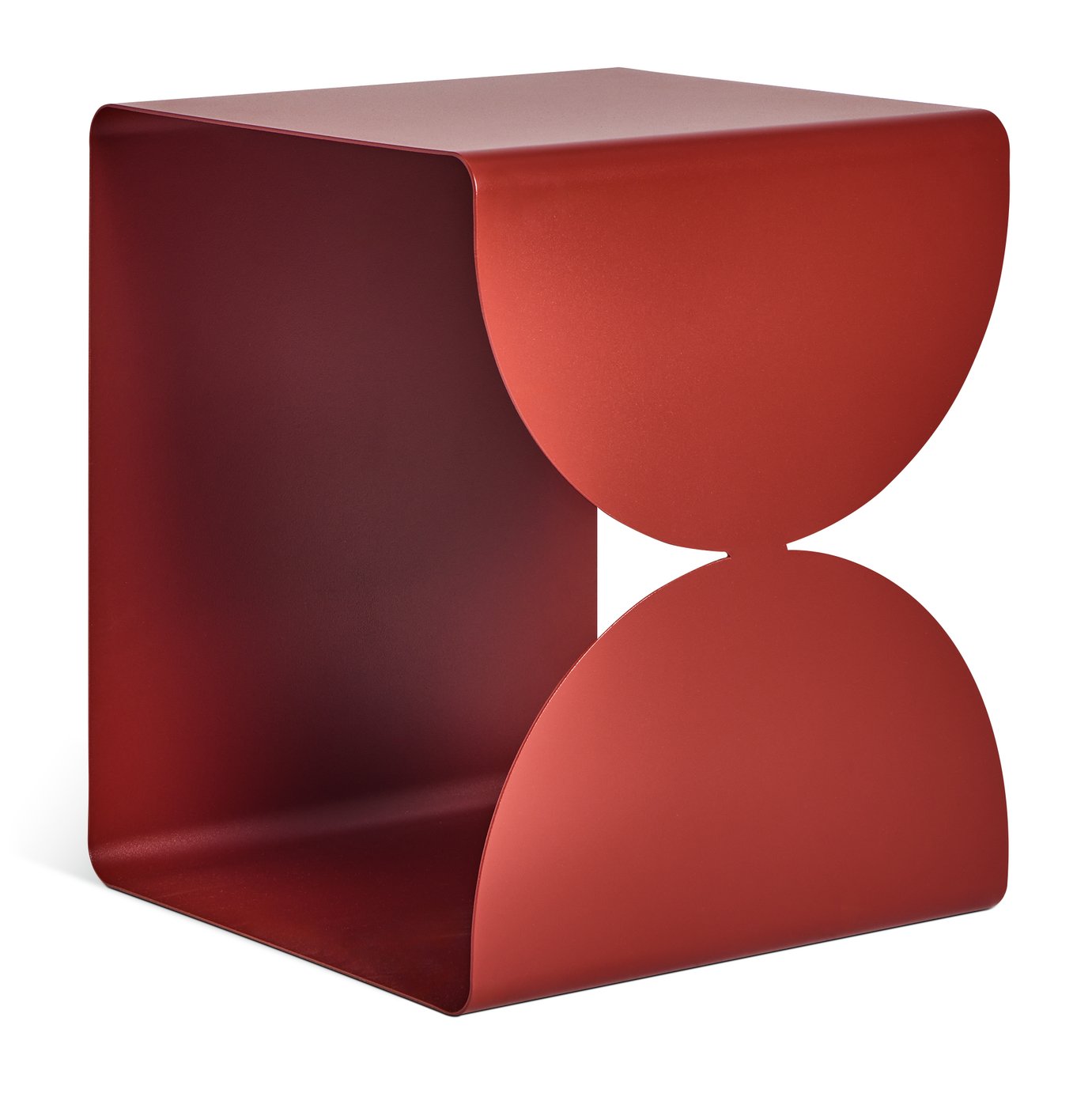 Habitat Iro Bedside Table - Burgundy