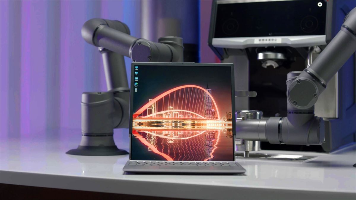 Lenovo unveils next-gen rollable laptop in the most meta way possible ...