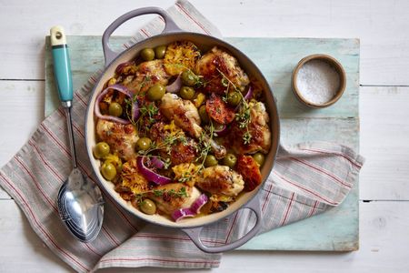 sweet sherry blood orange chicken bake