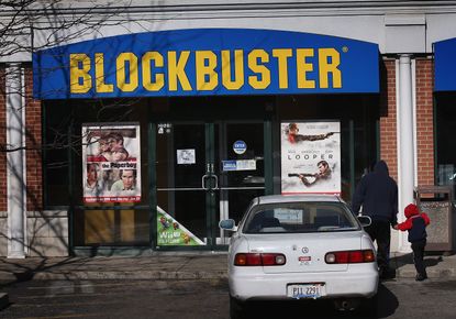 Blockbuster video store