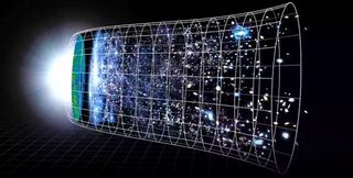 a diagram showing the expansion of the universe