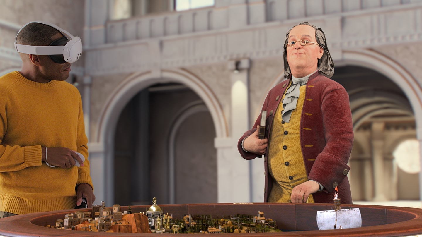 Civilization 7 is coming to VR on Meta Quest 3, in case you’d like a full-size Benjamin Franklin to  lecture you about stuff