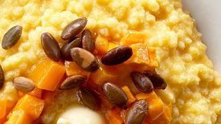 Porridge with pumpkin and seeds