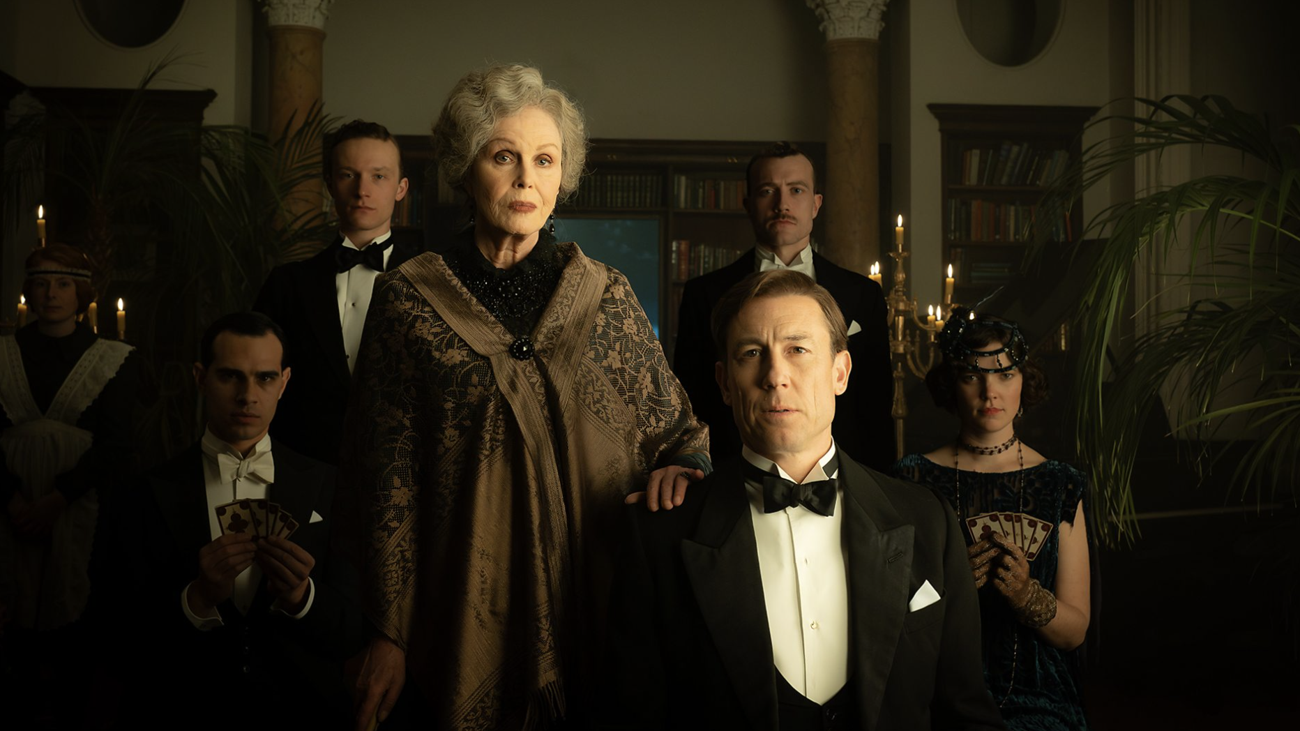 an image of joanna lumley and tobias menzes in a promotional picture for the show