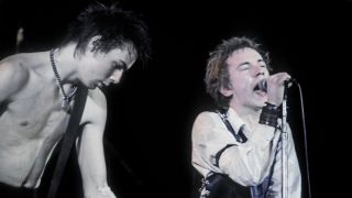 Sid Vicious and Johnny Rotten