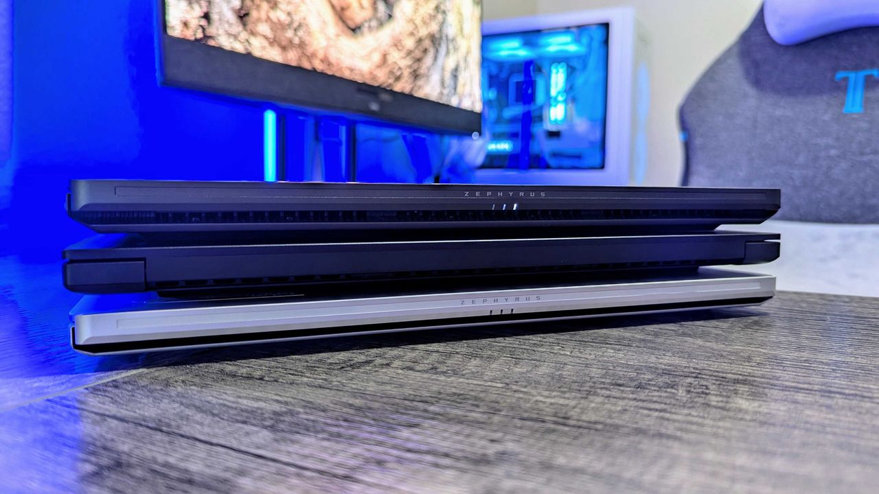 Image of the ASUS ROG Zephyrus G14 (2025) gaming laptop.