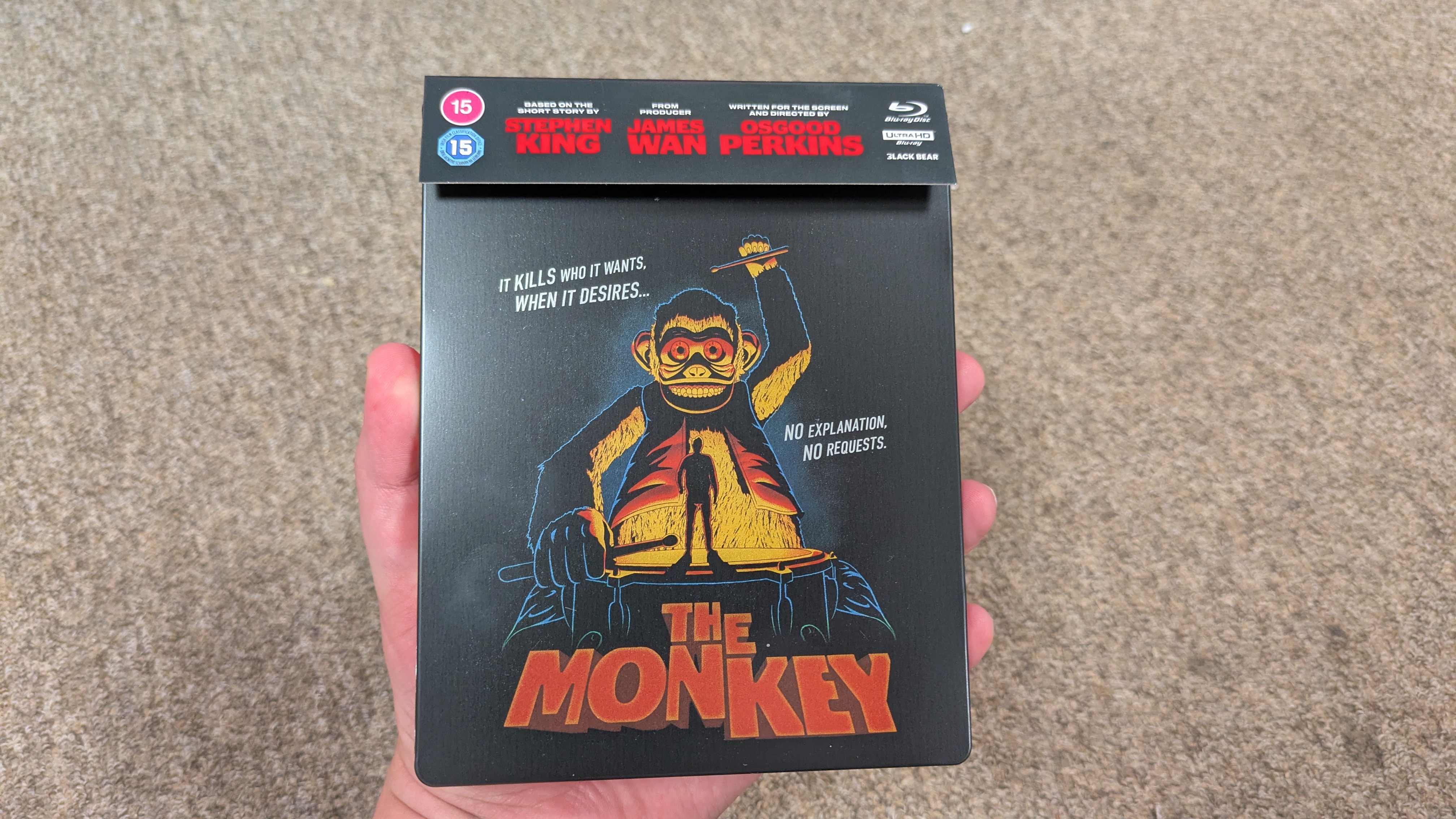 The Monkey (2025) 4K Blu-ray case