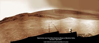 Dust Devil on Mars Mosaic