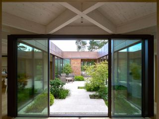 Internal courtyard at Foxglove House by Kirkland Fraser Moor