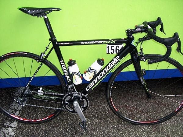 Two Liquigas riders are using prototype versions