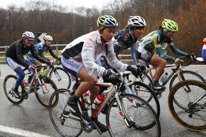 Sophie de Baer (Netherlands) in the peloton