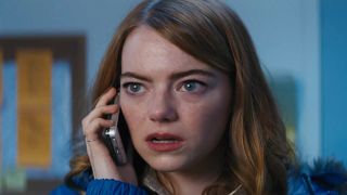 Emma Stone as Mia doing an audition scene involving a call in La La Land