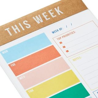 Hallmark Note Pad, Weekly Planner, 100 Sheets