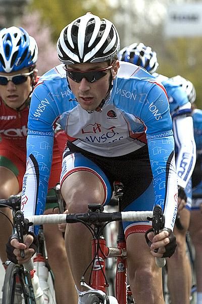 David Cripps (Lawson Homes) from Tasmania in action during the 25.5 kilometre stage two criterium in Echuca.