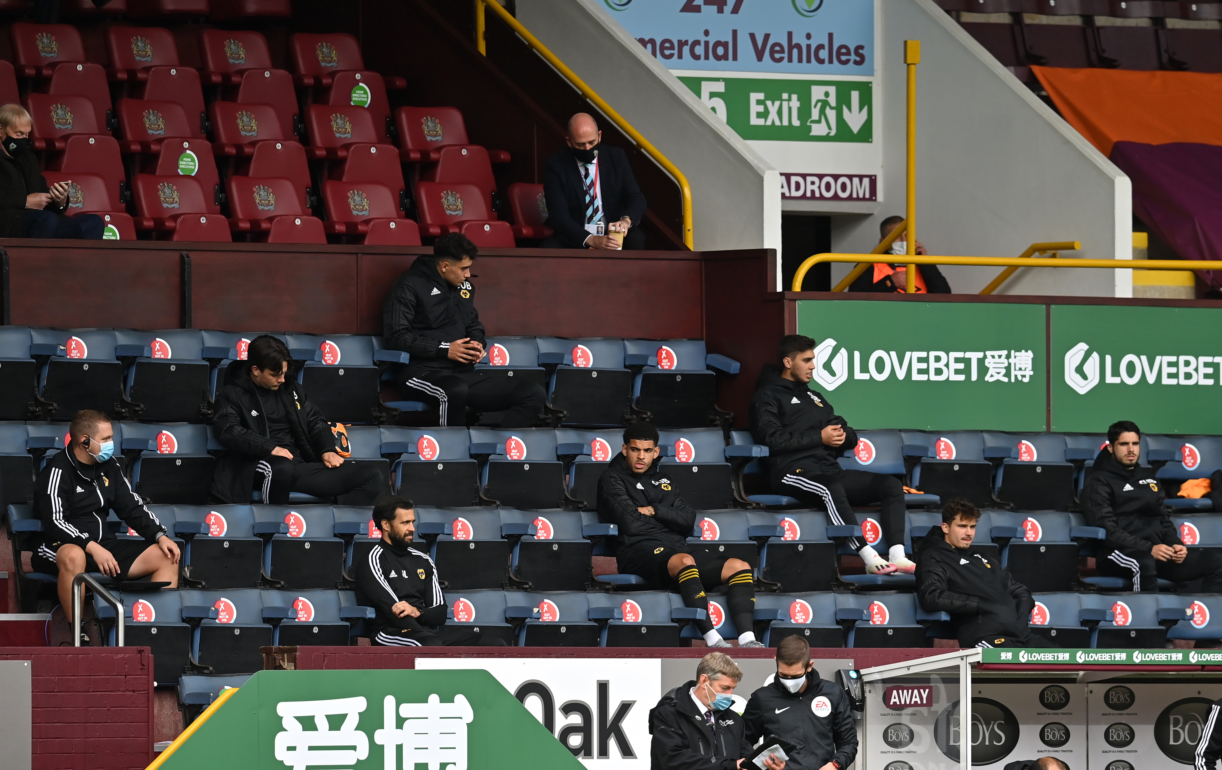 Substitutes will have to wear face coverings while sat in the stands under new protocols