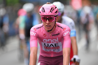 Tadej Pogačar on stage 3 of the Giro d'Italia