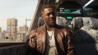 Idris Elba's character in the Phantom Liberty cinematic trailer