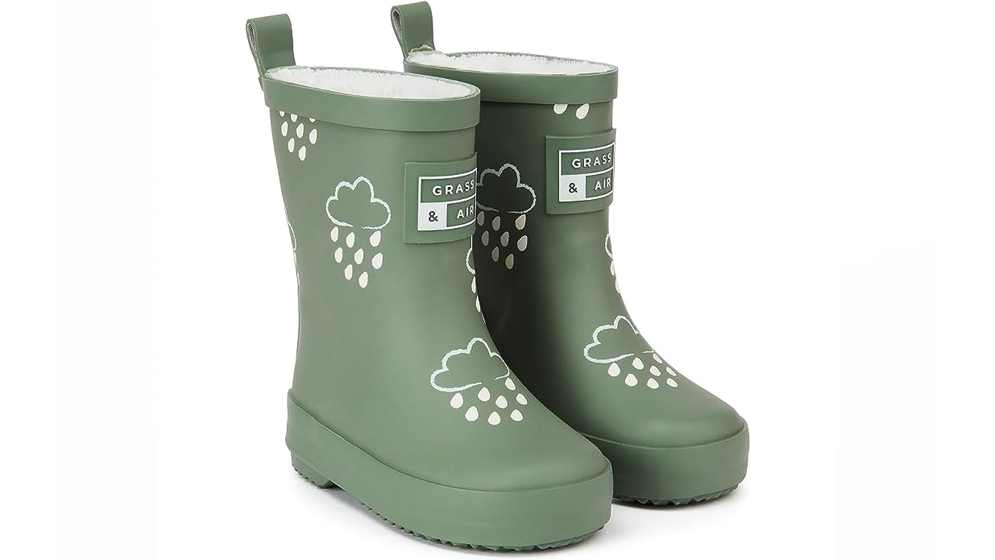 Grass &amp;amp; Air Colour-Changing Fleece-Lined Wellies