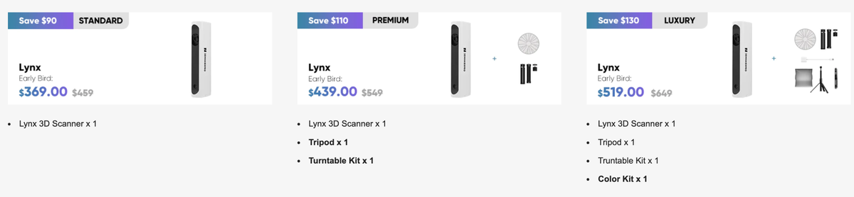3DMakerPro Lynx 3D Scanner