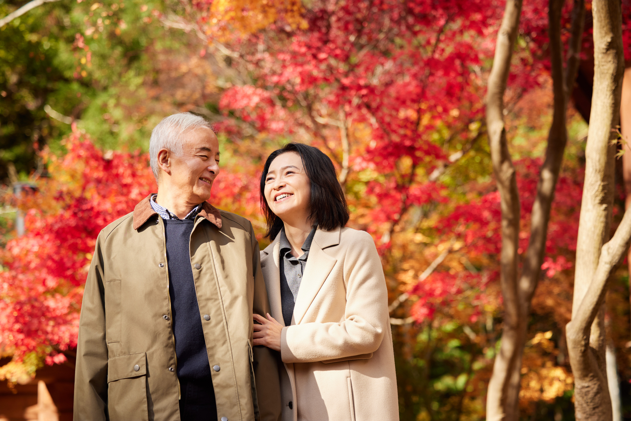 Elderly couple go on holiday in China
