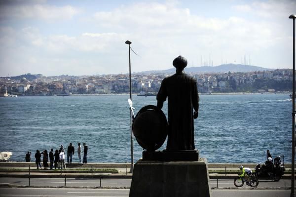 The prologue of the Tour of Turkey was held alongside the Bosphorus with a great view over Istanbul