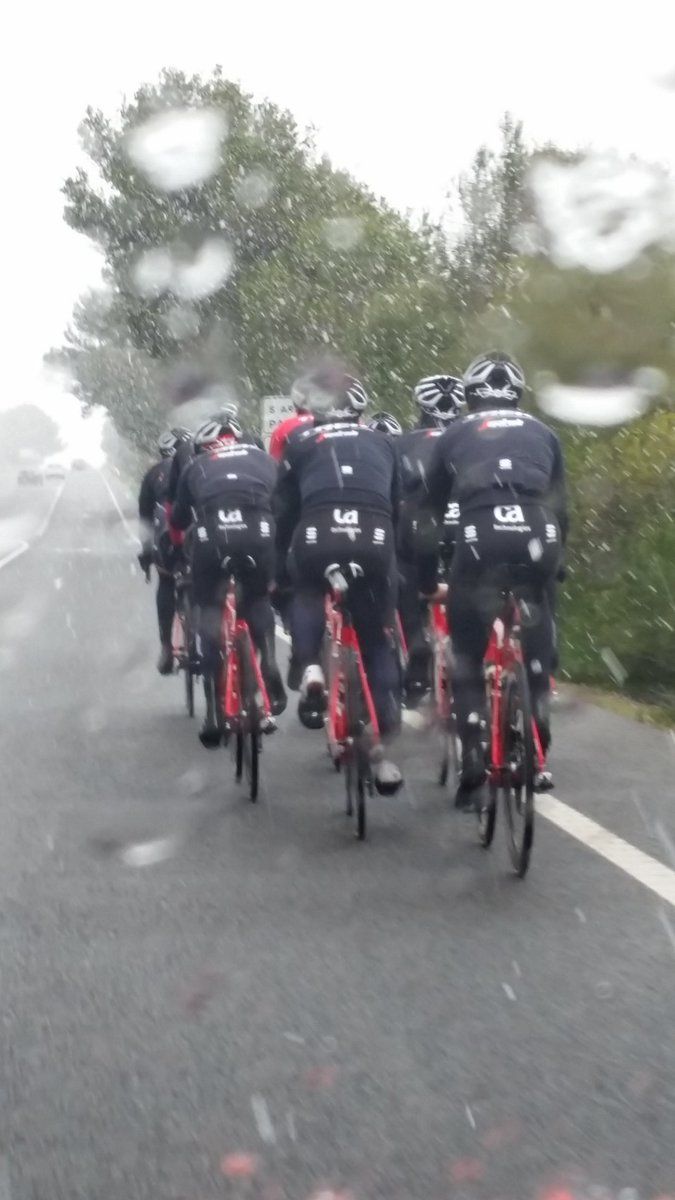 Trek-Segafredo still did 161km despite the conditions