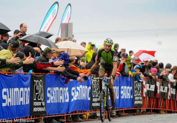 Ryan Trebon (Cannondale p/b Cyclocrossworld.com) is no stranger to winning at Gloucester and gets his first big win of this season