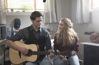 Fin Argus and Sabrina Carpenter in Clouds
