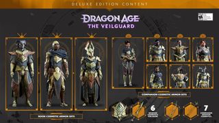 Dragon Age: The Veilguard Deluxe Edition content