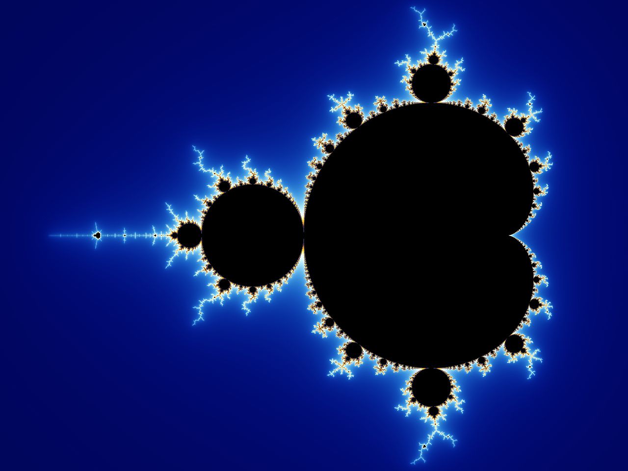 An illustration of the Mandelbrot set.