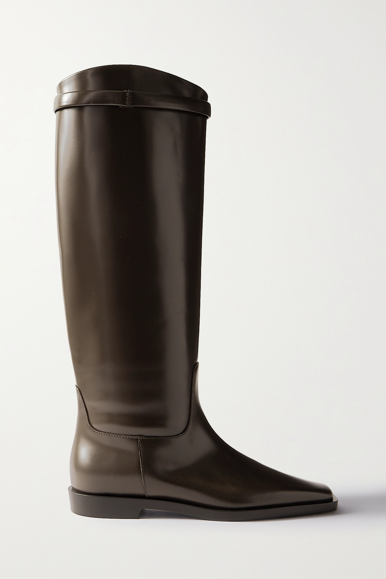 + Net Sustain the Riding Leather Knee Boots