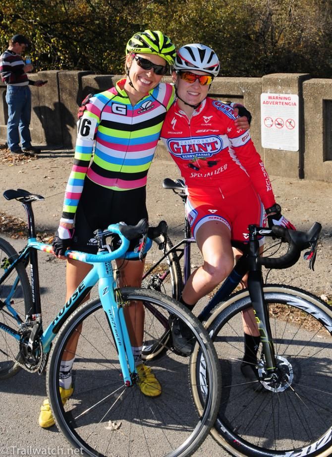 Fellow roadies Emily Kachorek and Elle Anderson