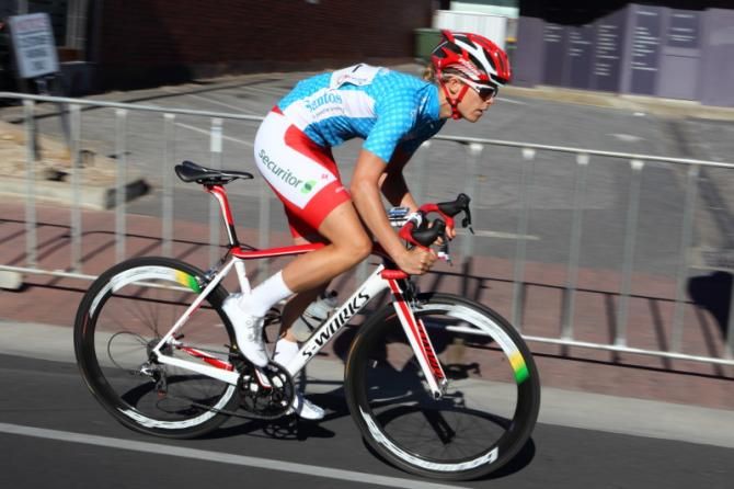 Series leader Kimberley Wells (Specialized - Securitor)