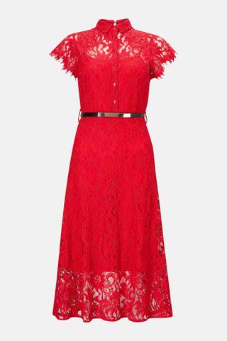 Belted Lace Shirt Dress – was £119, now £59.50