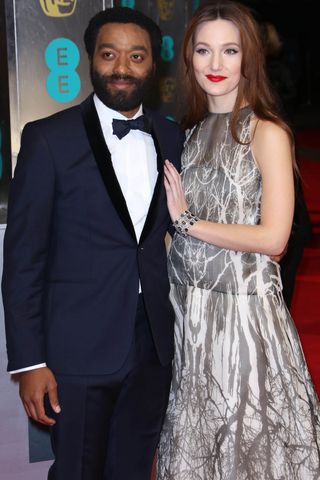 Chiwetel Ejiofor And Sari Mercer At The BAFTAs 2014