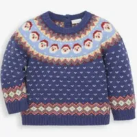 20. Father Christmas Fair Isle jumper&nbsp;- View at JoJo Maman Bebe
