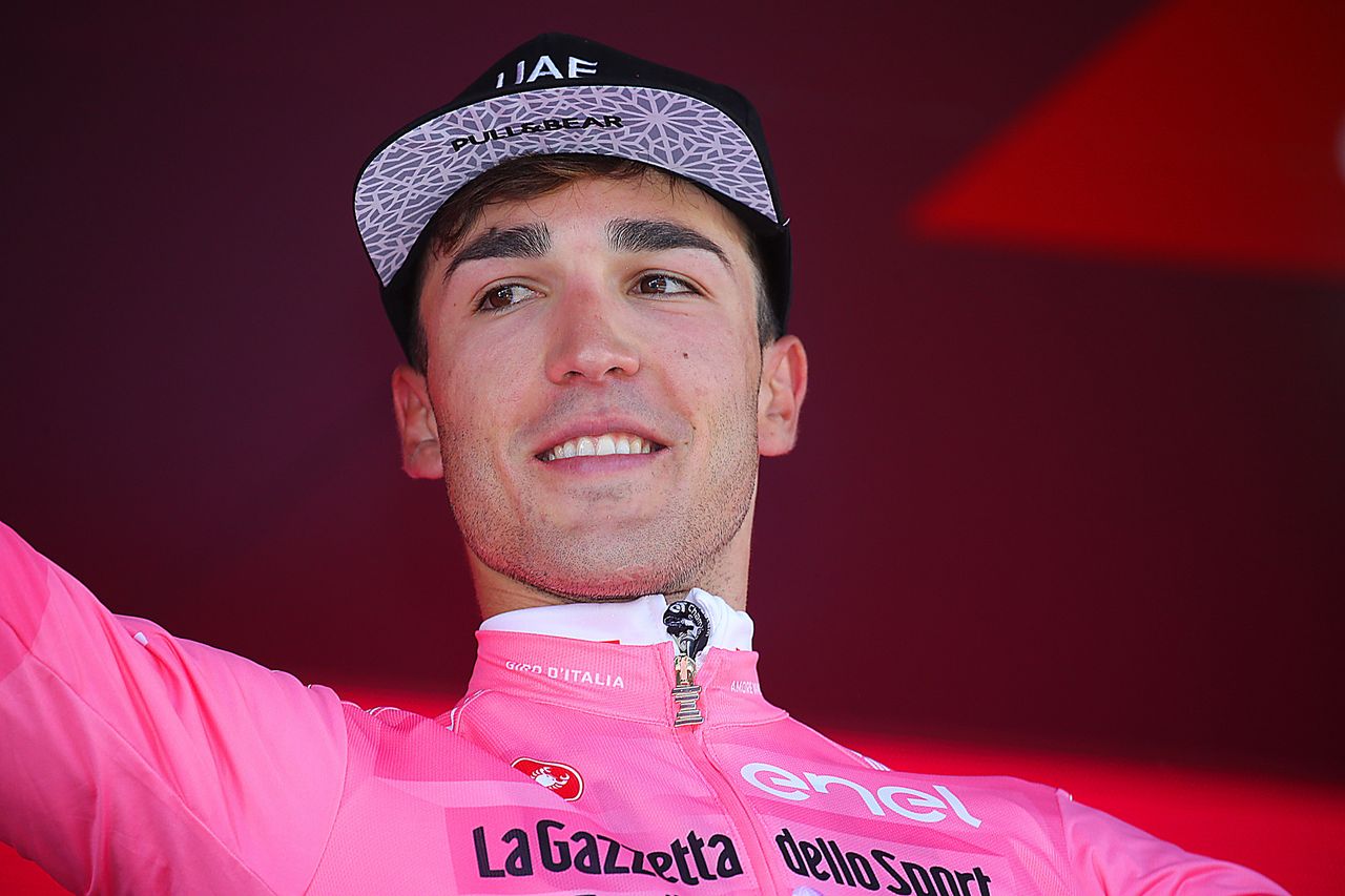 Valerio Conti, the new race leader
