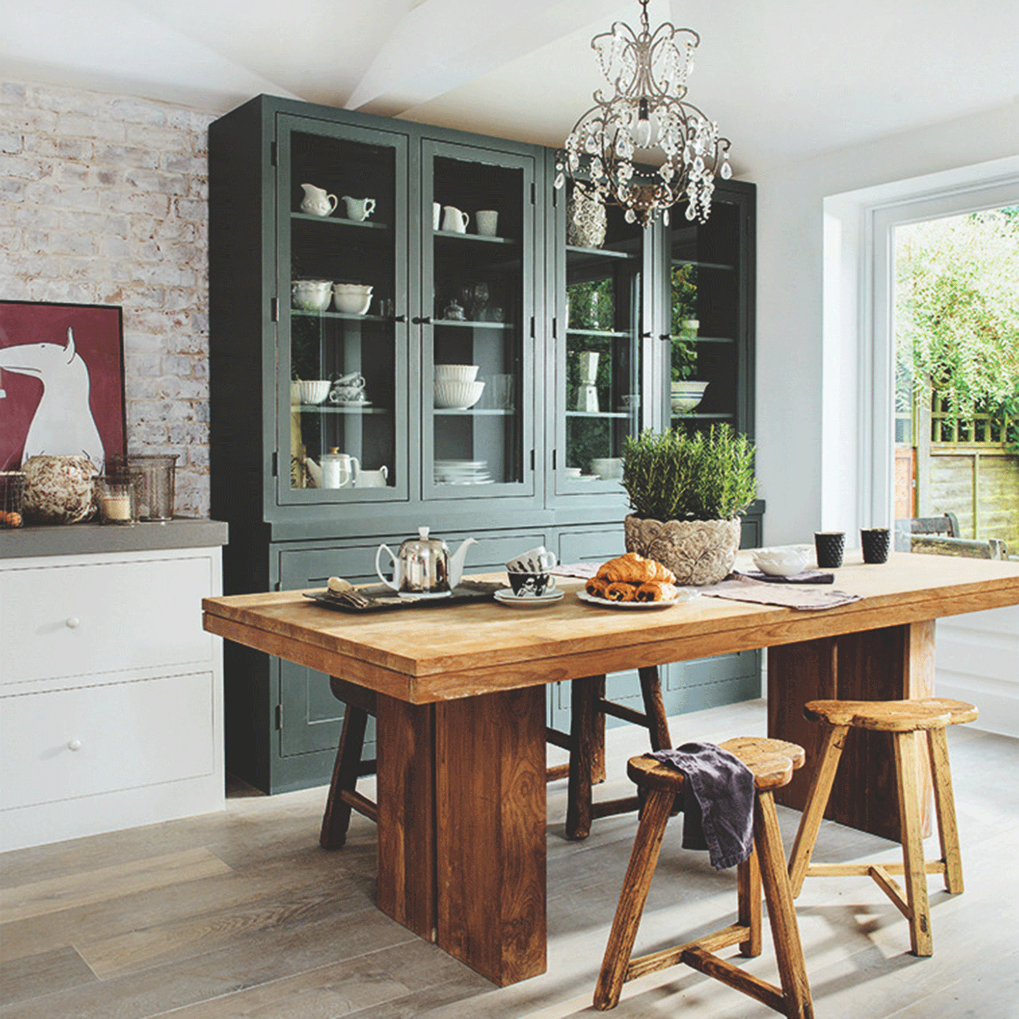 Dining room with dresser