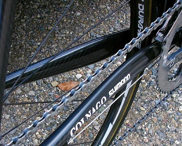 The special chainstay configuration