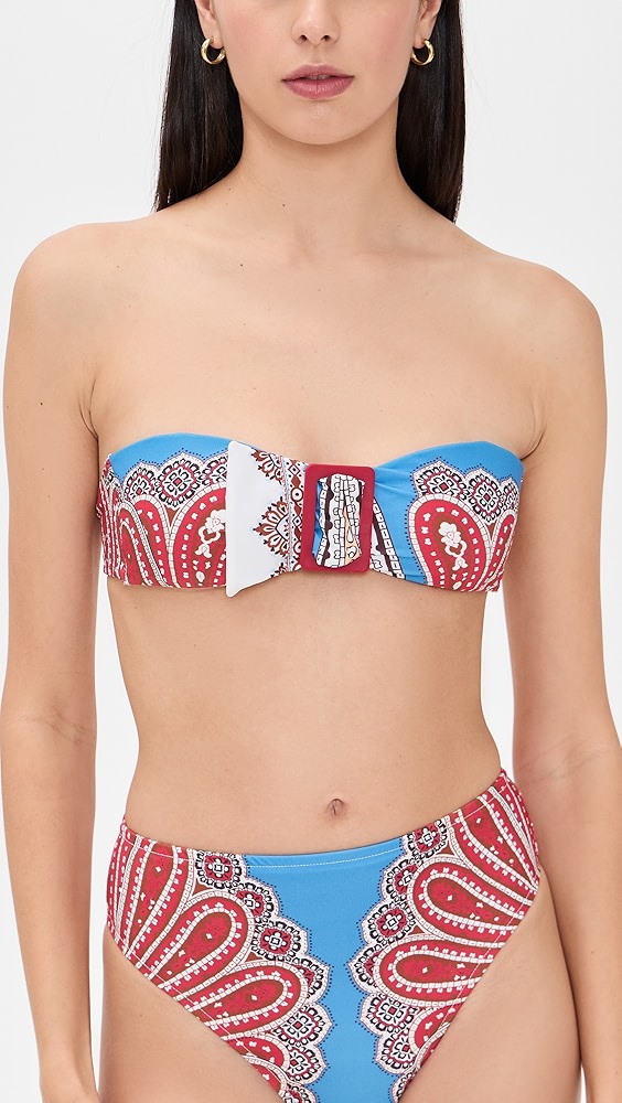 Farm Rio Jandaya Dance Bandeau Bikini Top