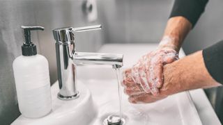 Washing hands