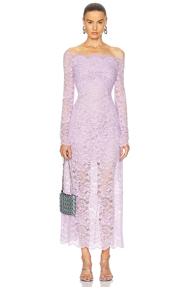 Off the Shoulder Lace Dress
