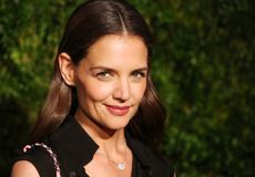  Actress Katie Holmes attends the 11th Annual Chanel Tribeca Film Festival Artists Dinner at Balthazar on April 18, 2016 in New York City. 